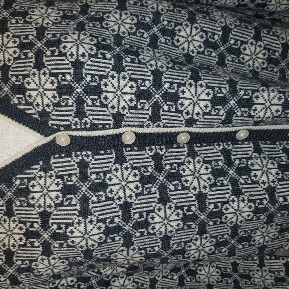 GAP LAMBSWOOL BLEND BUTTON FRONT CARDIGAN SWEATER - Picture 3 of 6